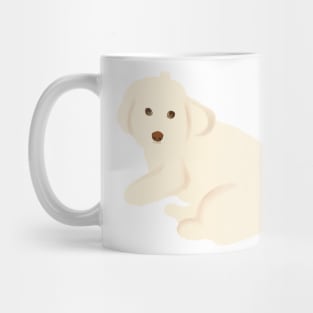 Maltipoo Dog Staring Mug